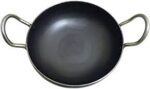 SHRI RAM Iron Kadai with Strong Handles | Large, | Induction Friendly | Pre-Seasoned Iron Kadhai 100% Pure & Toxin-Free, No Chemical Coating ,Size -1,Black - Image 3