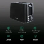 HAVELLS Crisp Plus 750-Watt Pop-up Toaster - Image 3