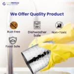 STAINLESS STEEL GLASS HAMMERED-SET OF 6 - Image 4