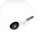 SHRI RAM-Iron Tadka Pan with Steel Handle for Kitchen | Compatible with Gas Stove | Dal Tadka Pan for Cooking | Black