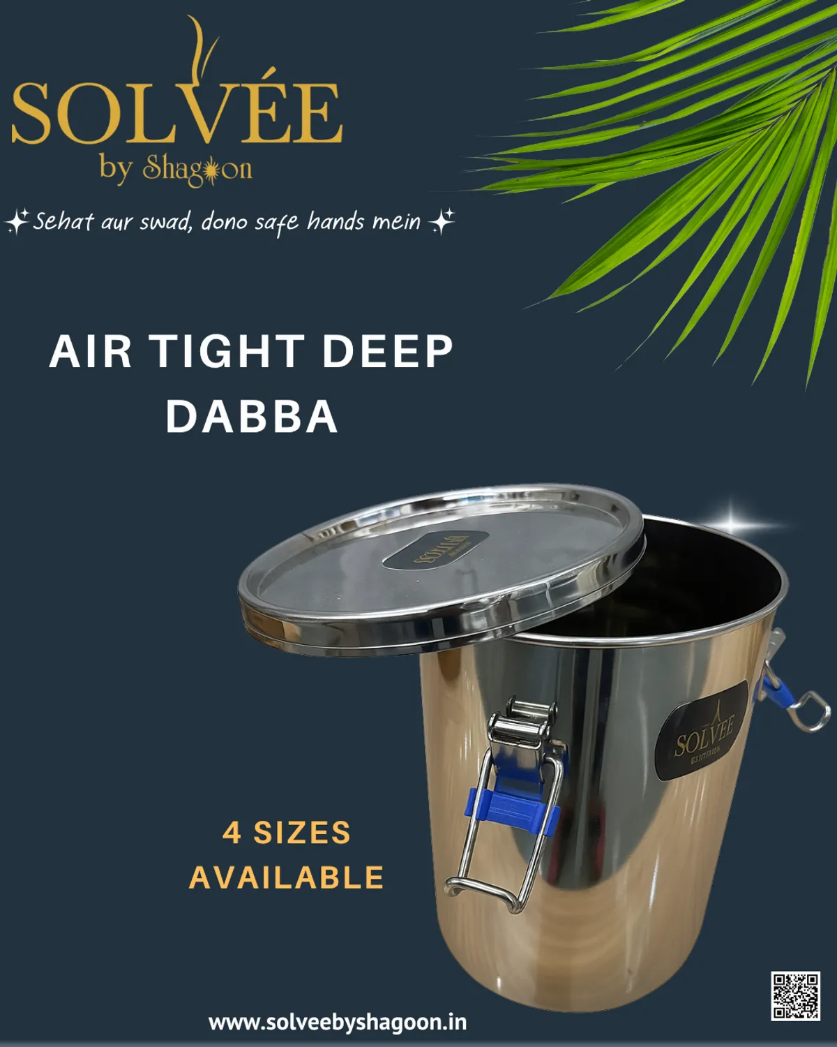 SOLVEE- STAINLESS STEEL AIR TIGHT CONTAINERS - Image 2