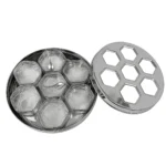 SOLVEE STAINLESS STEEL SEE THRU MASALA BOX (7 CUPS) - Image 2