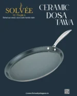 SOLVEE STAINLESS STEEL TRIPLY TAWA WITH CERAMIC COATING - Image 2