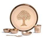 100% PURE KANSA/BRONZE THALI SET