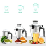 HAVELLS POWERHUNK 800W MIXER GRINDER-3JAR - Image 3