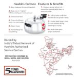 Hawkins Contura Pressure Cooker, Handi Inner Lid Cooker, Silver , Aluminium - Image 2
