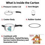 Hawkins Triply Stainless Steel Pressure Cooker, Inner Lid Cooker - Image 4