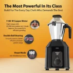 HAVELLS HEXO PLUS MIXER GRINDER-1100W 3 JAR - Image 3