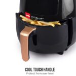 Cello Smart Digital Air Fryer 1400W, 4.5 Liter | Uses up to 90% less fat | Smart Touch Panel | Rapid Air Technology | Ideal for Fry, Grill, Roast & Bake | (Black) - Image 3